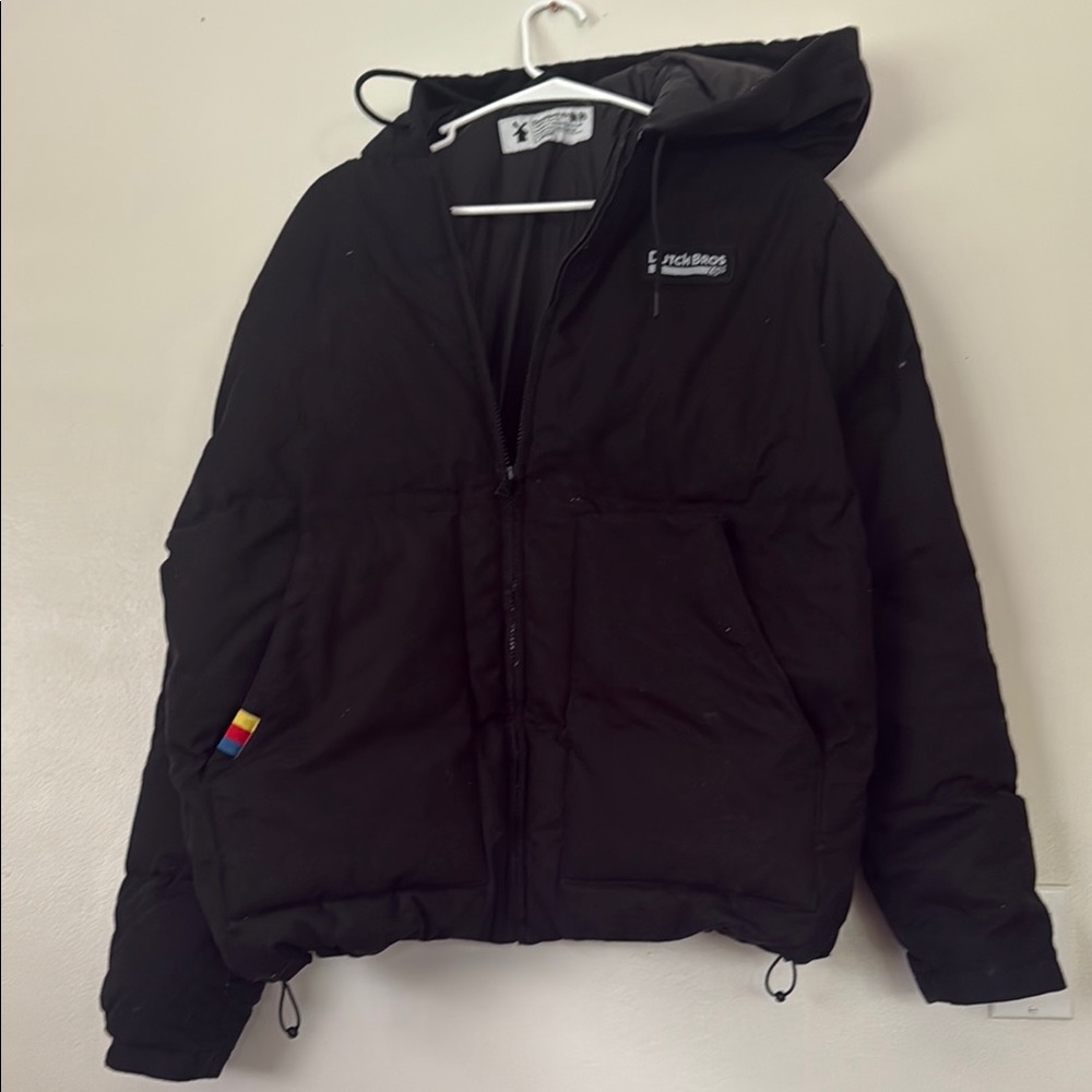 Dutch Bros Black Bomber Jacket